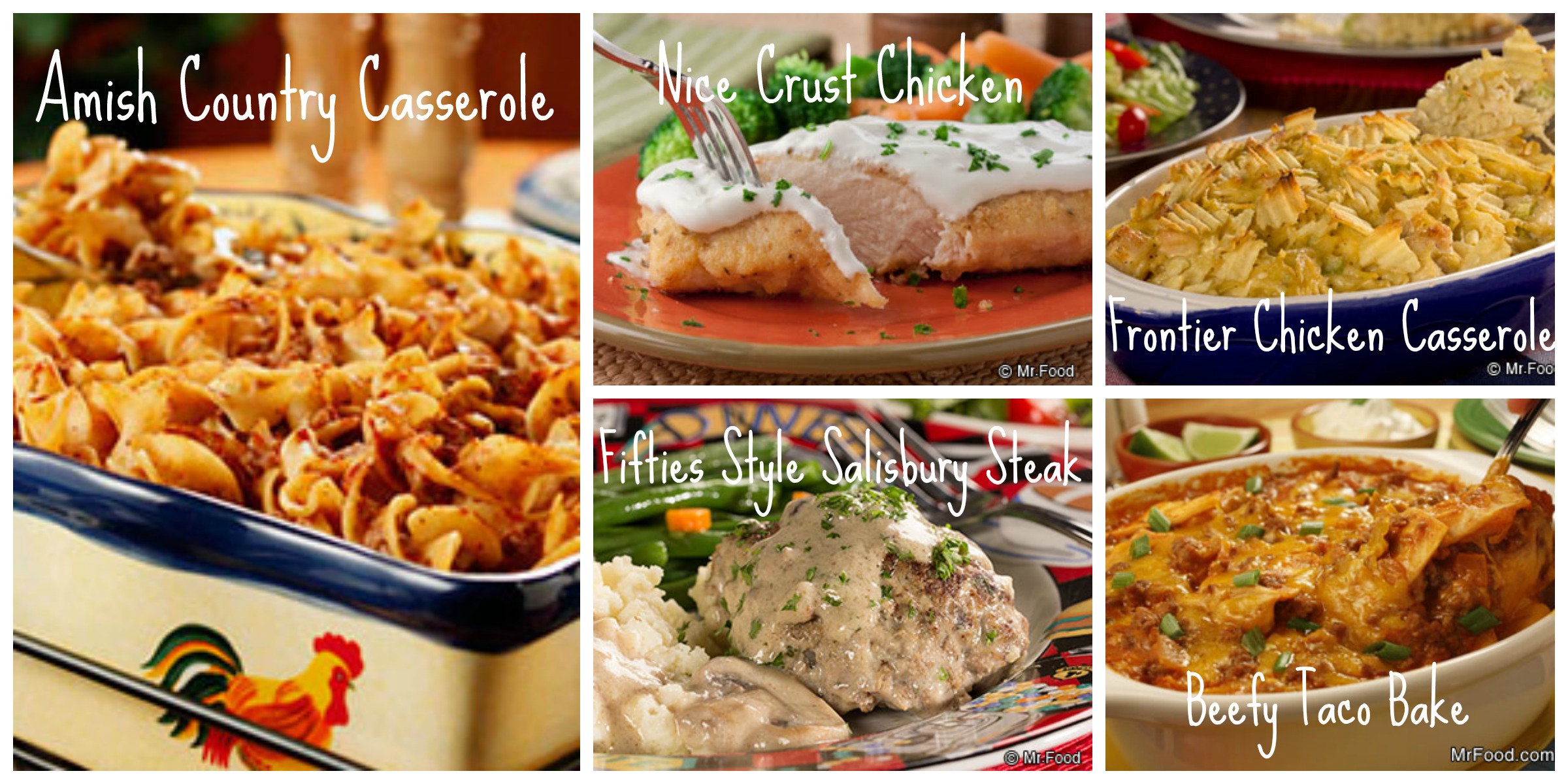 types of meals