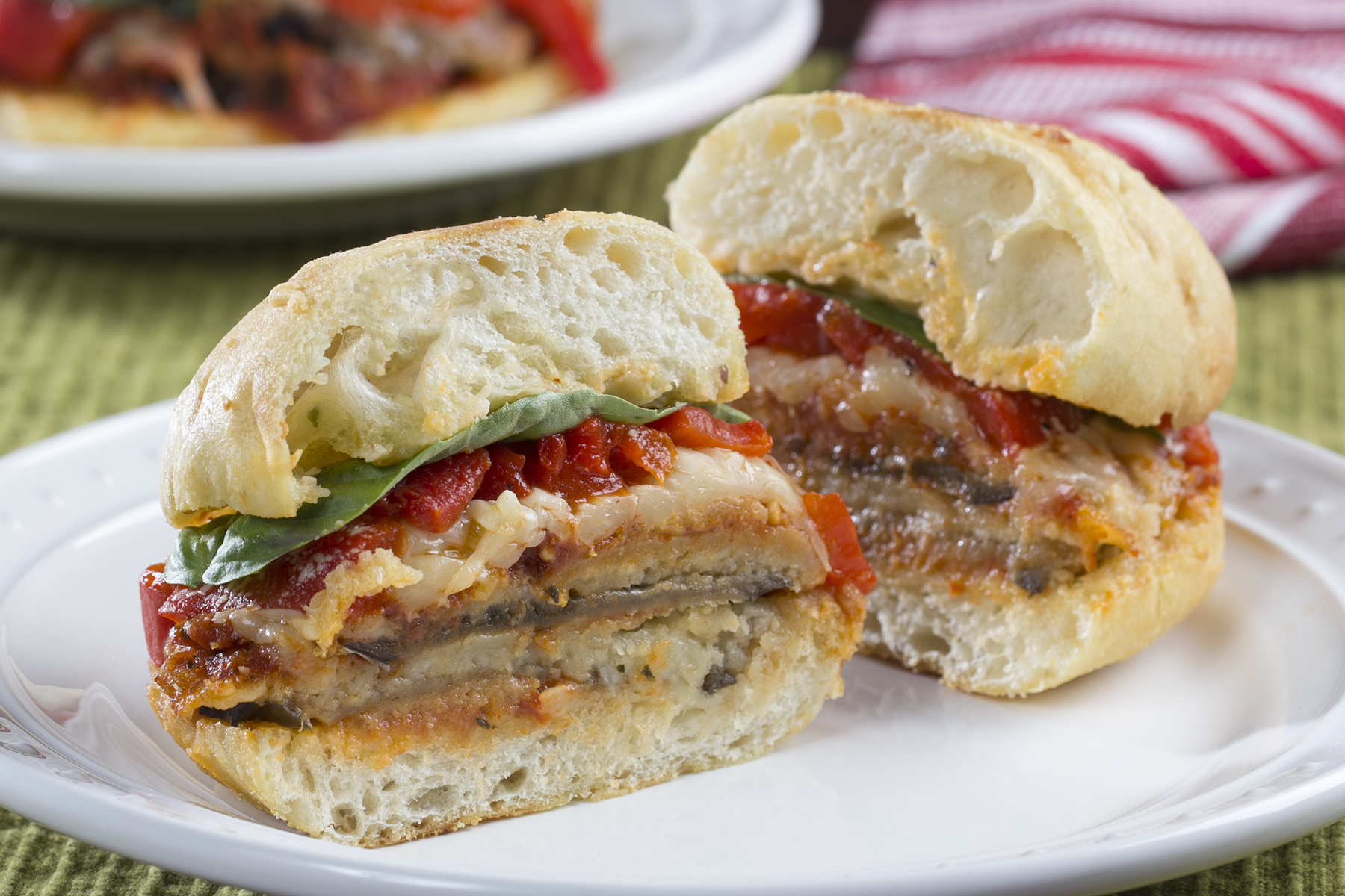 How To Make Eggplant Parmesan Sandwich Mr. Food's Blog